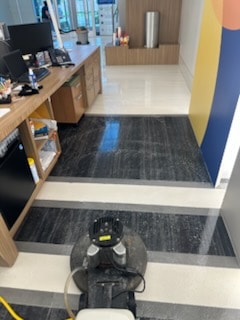 Machine Floor Scrub and Polish Services in Plano, Frisco, Allen, and North Dallas, TX
